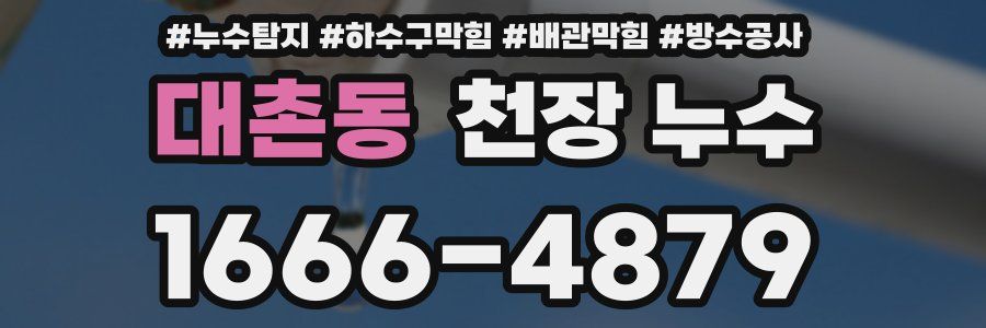 대촌동 천장 누수