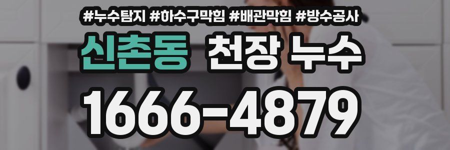 신촌동 천장 누수