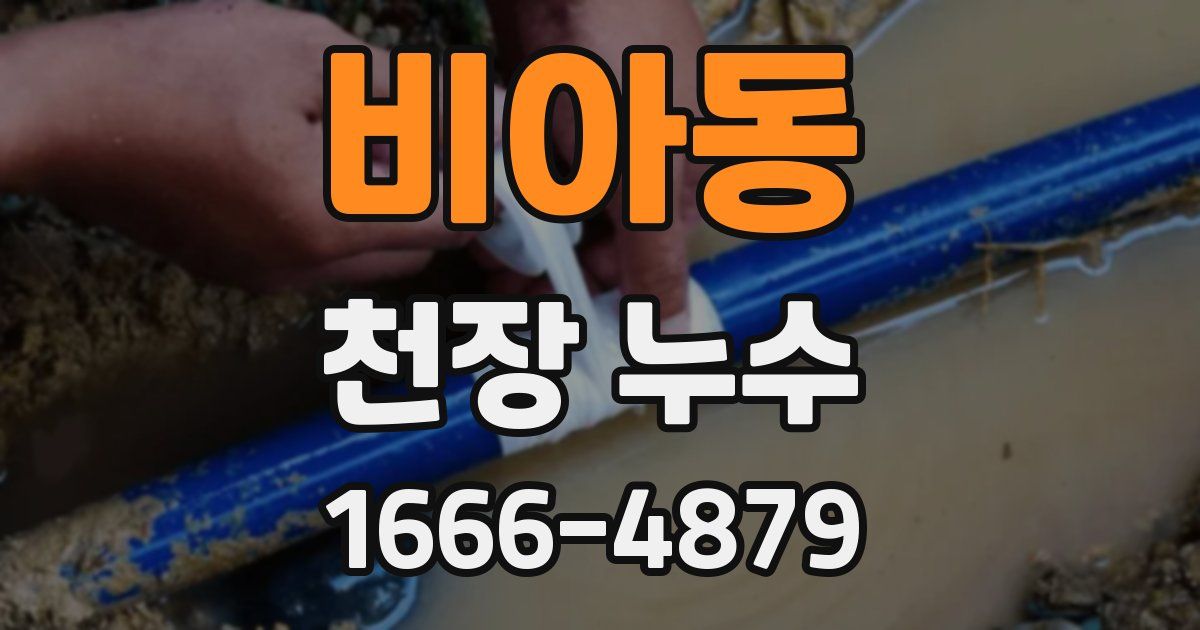 비아동 천장 누수