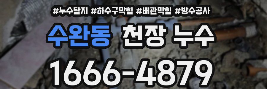 수완동 천장 누수