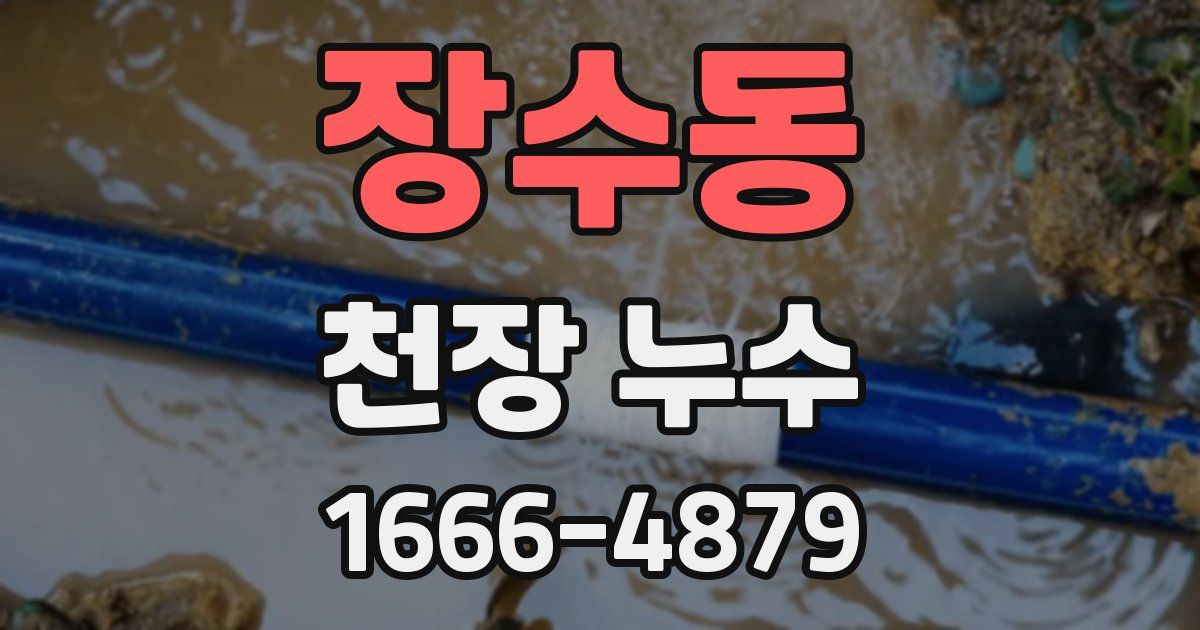 장수동 천장 누수