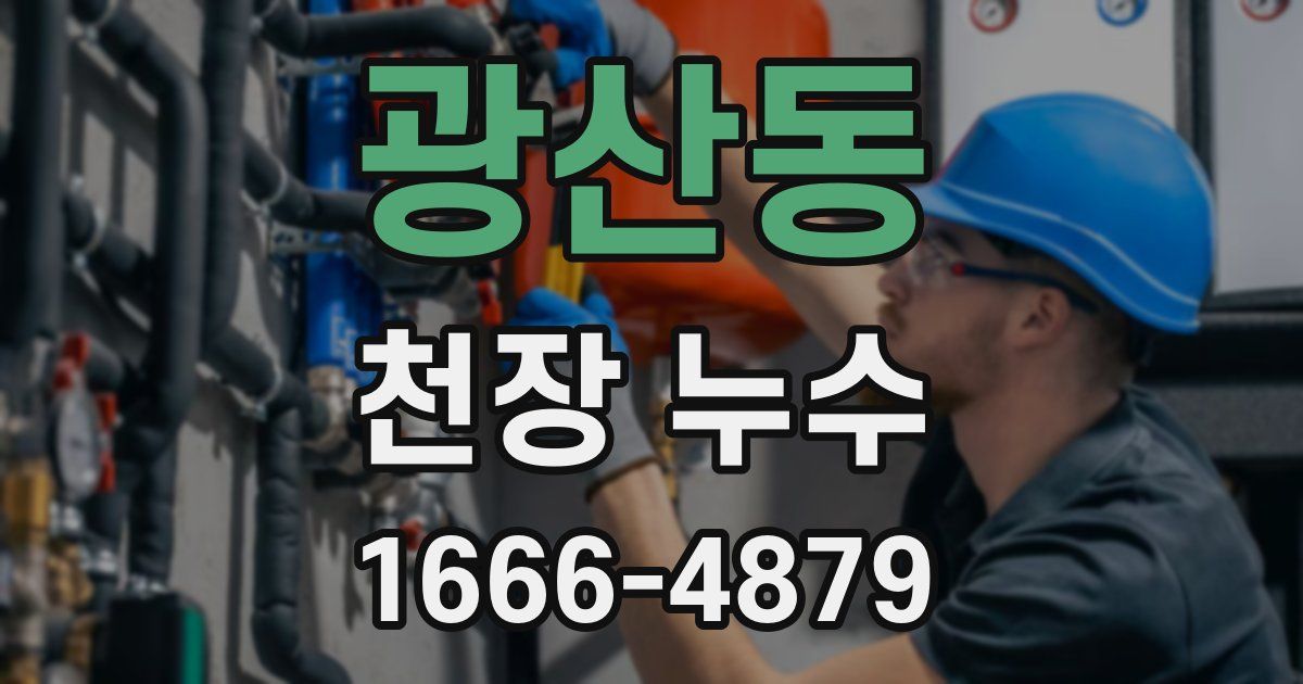 광산동 천장 누수