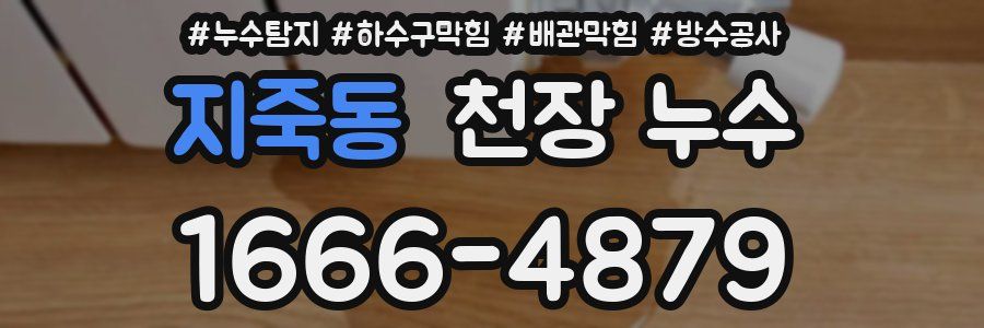 지죽동 천장 누수