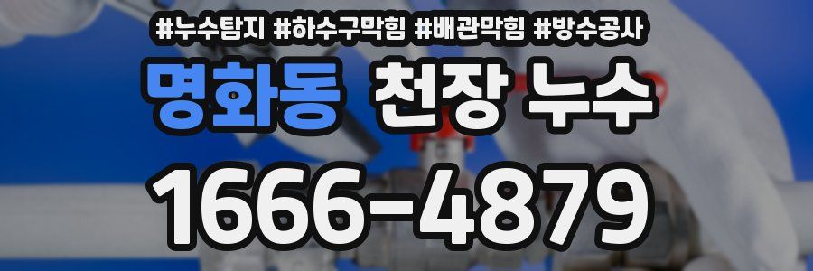 명화동 천장 누수