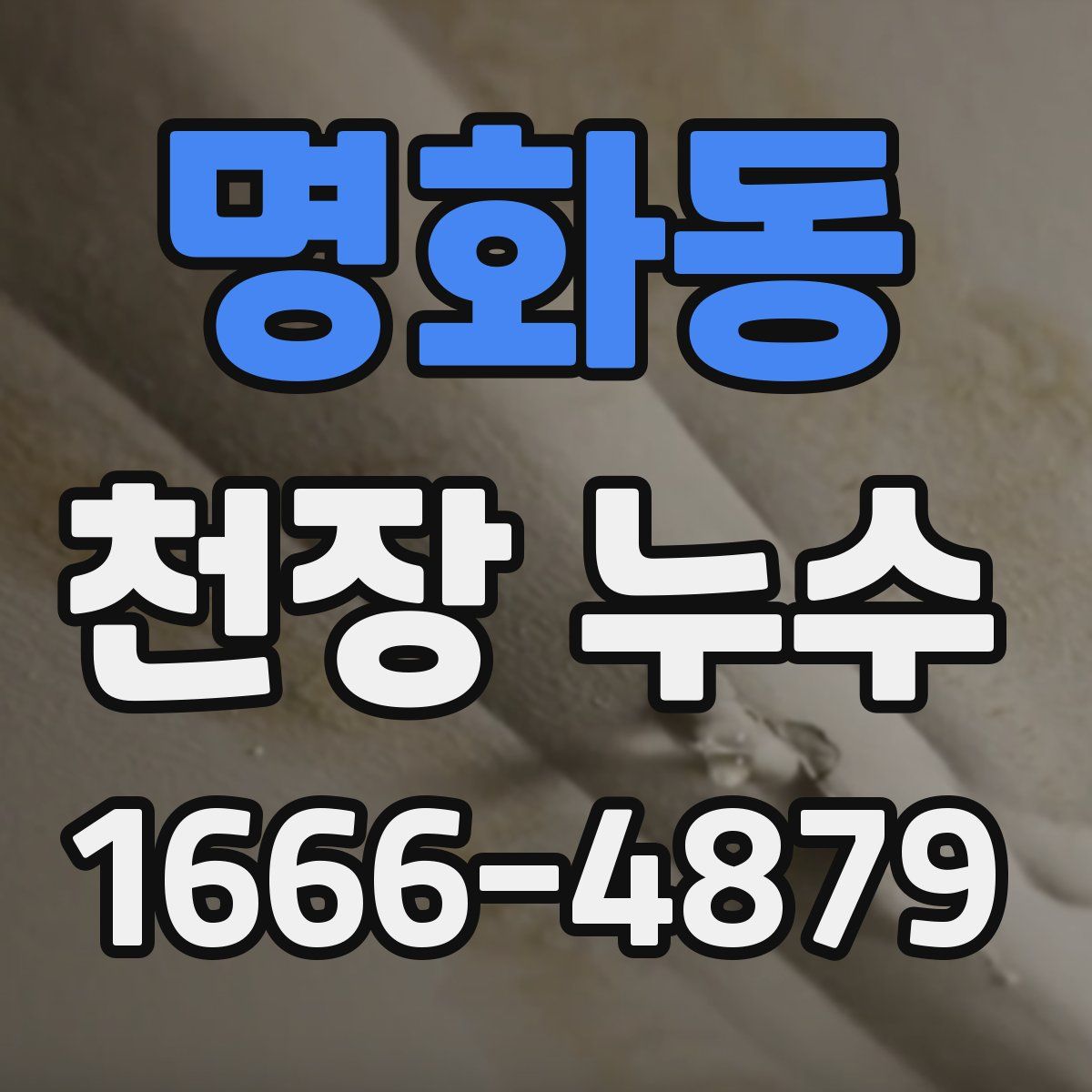 명화동 천장 누수