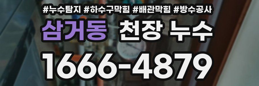 삼거동 천장 누수