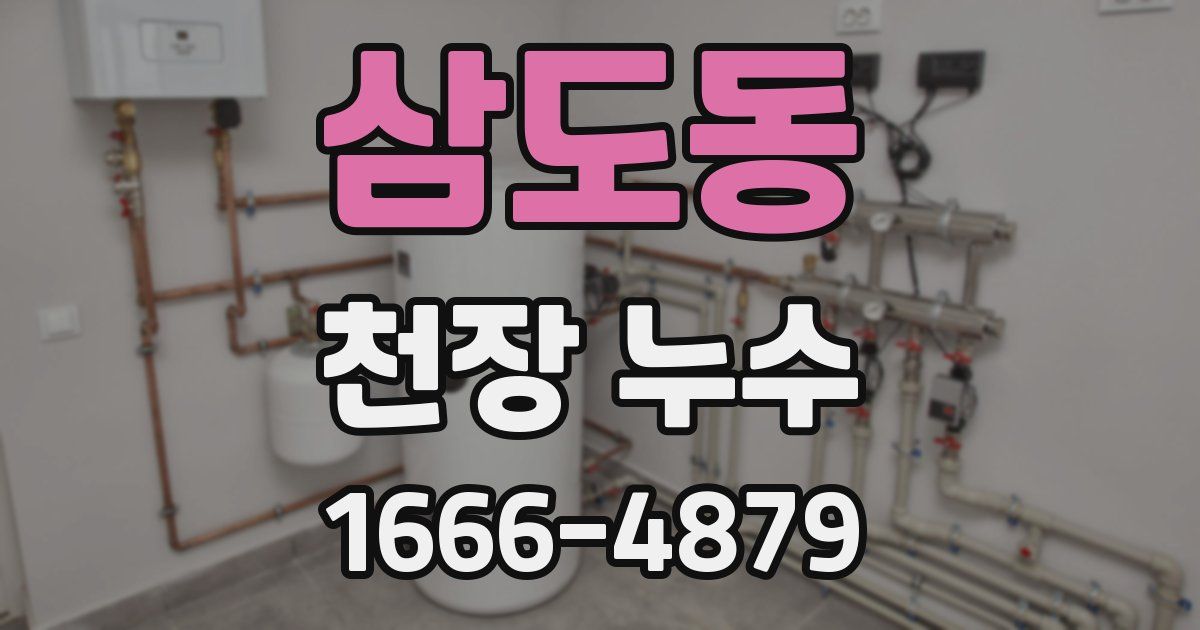 삼도동 천장 누수