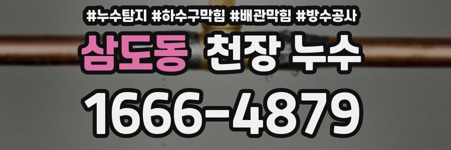 삼도동 천장 누수