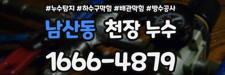 남산동 천장 누수