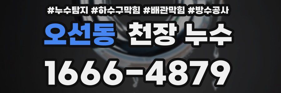 오선동 천장 누수