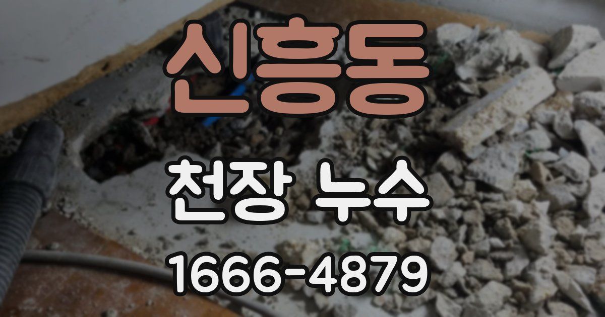 신흥동 천장 누수