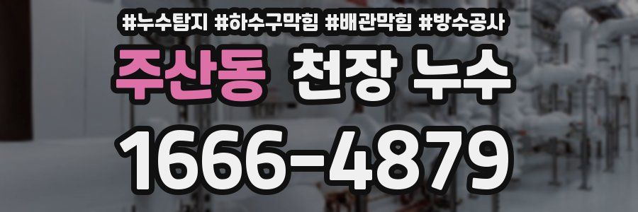 주산동 천장 누수