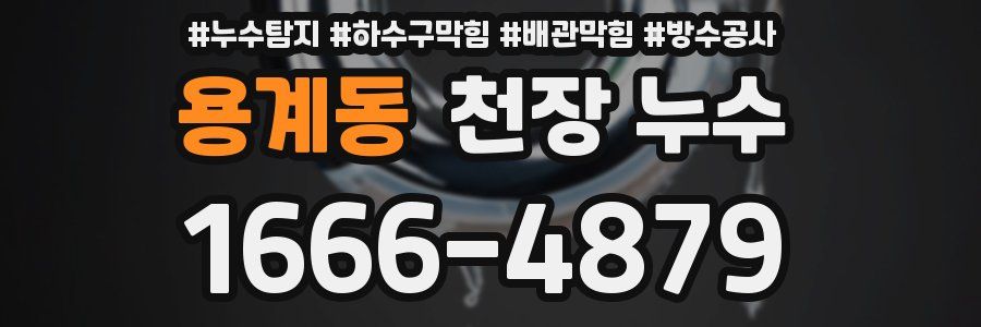 용계동 천장 누수