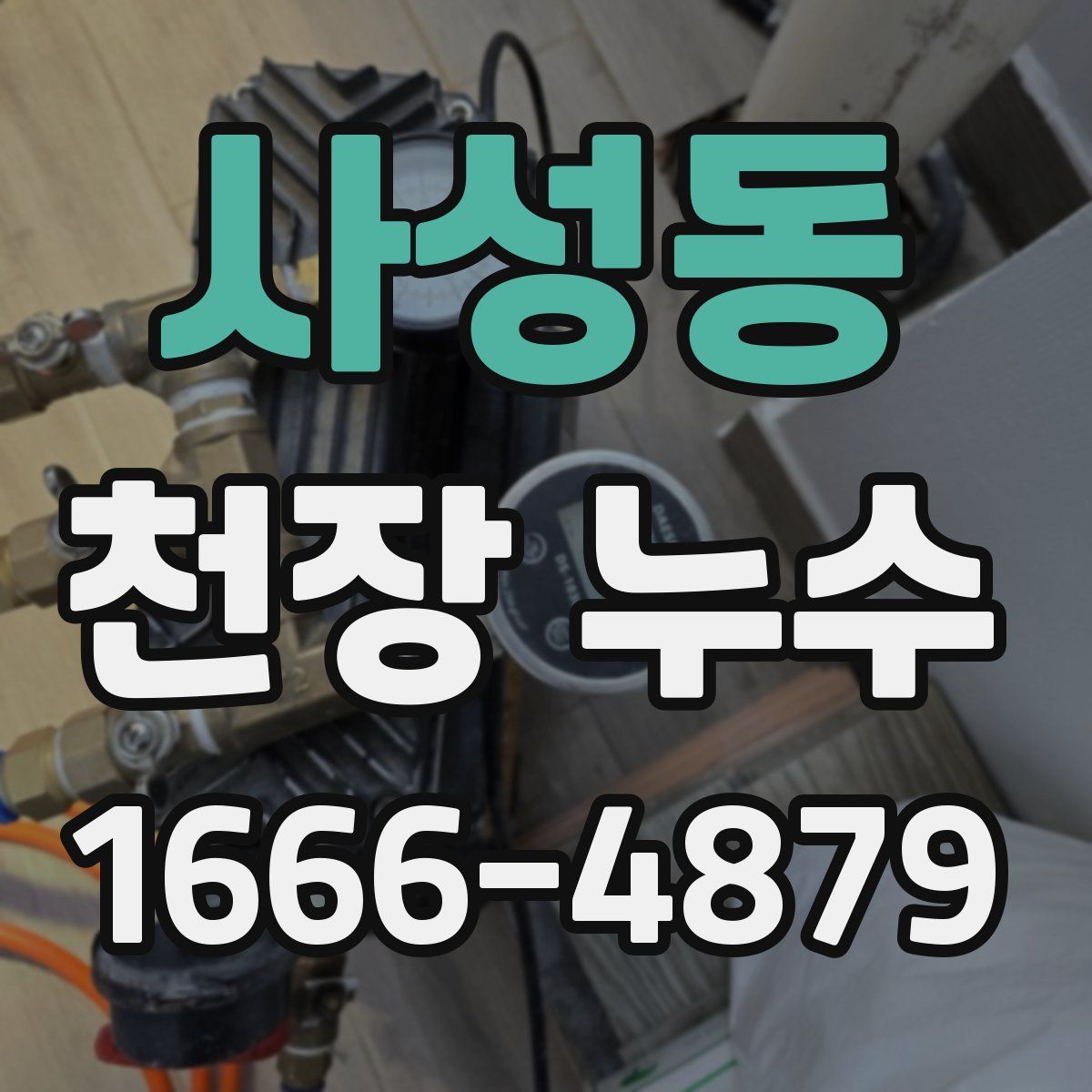 사성동 천장 누수