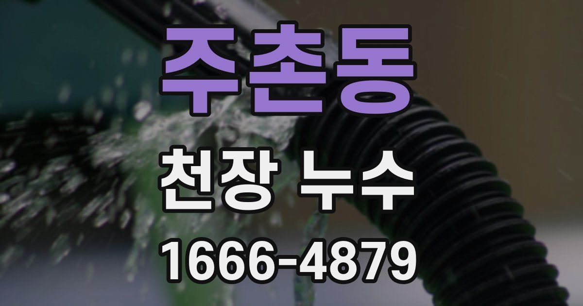 주촌동 천장 누수