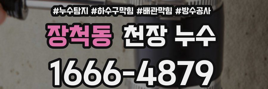 장척동 천장 누수