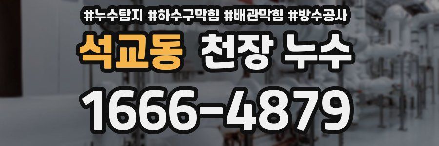 석교동 천장 누수