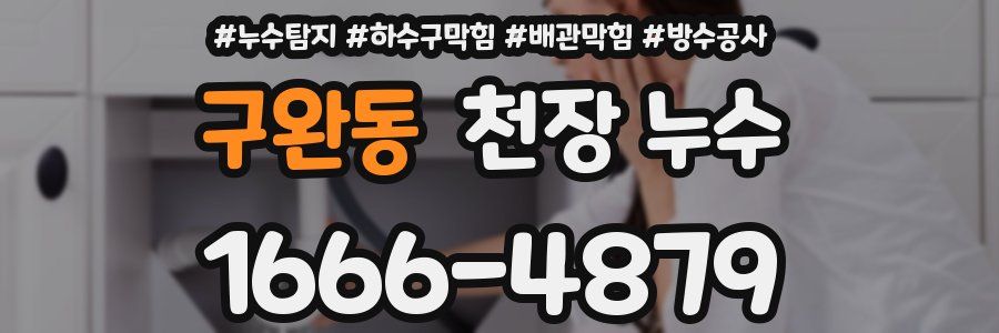 구완동 천장 누수