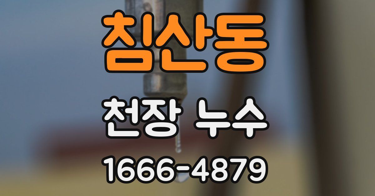 침산동 천장 누수