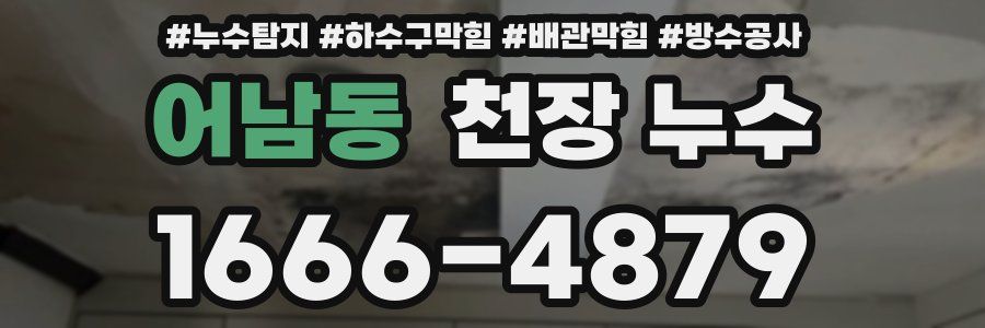 어남동 천장 누수