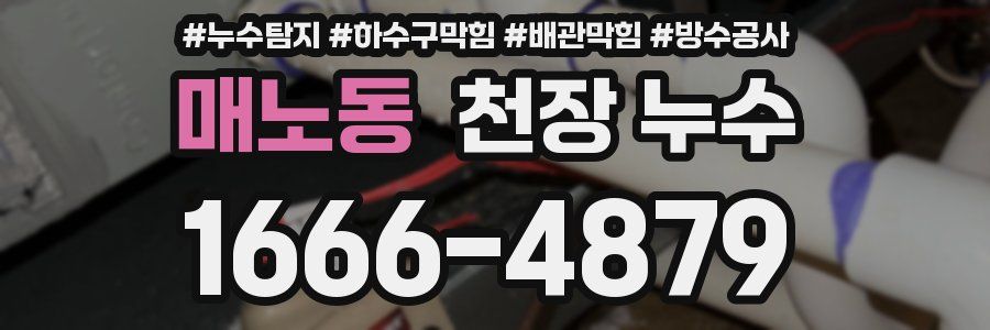 매노동 천장 누수