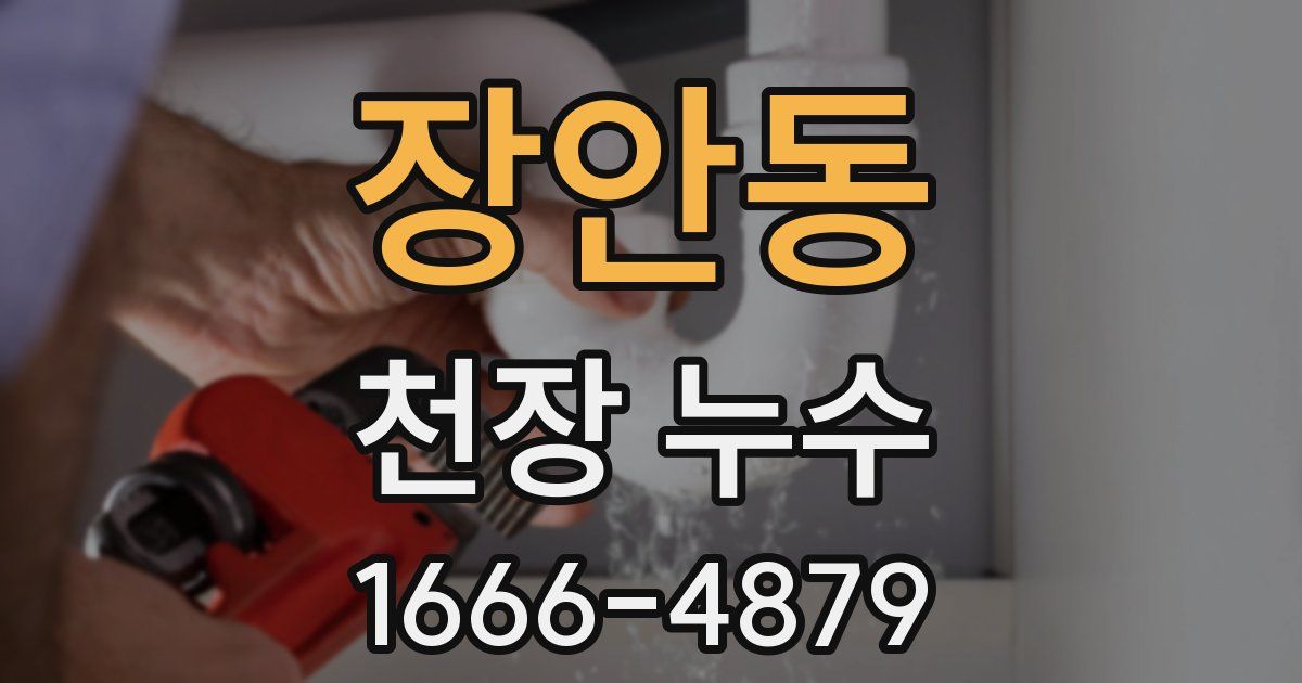 장안동 천장 누수