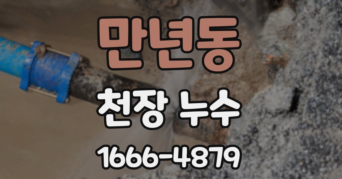 만년동 천장 누수