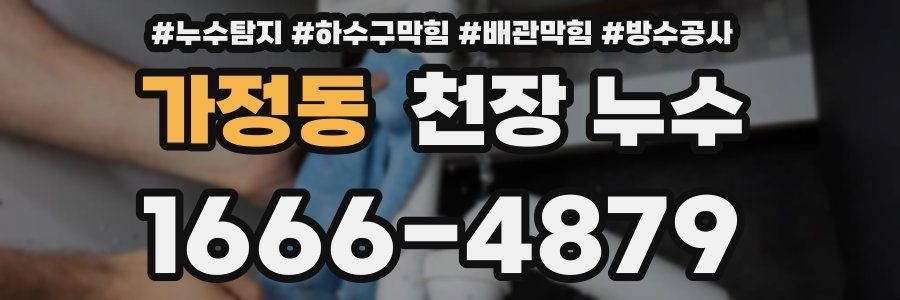 가정동 천장 누수