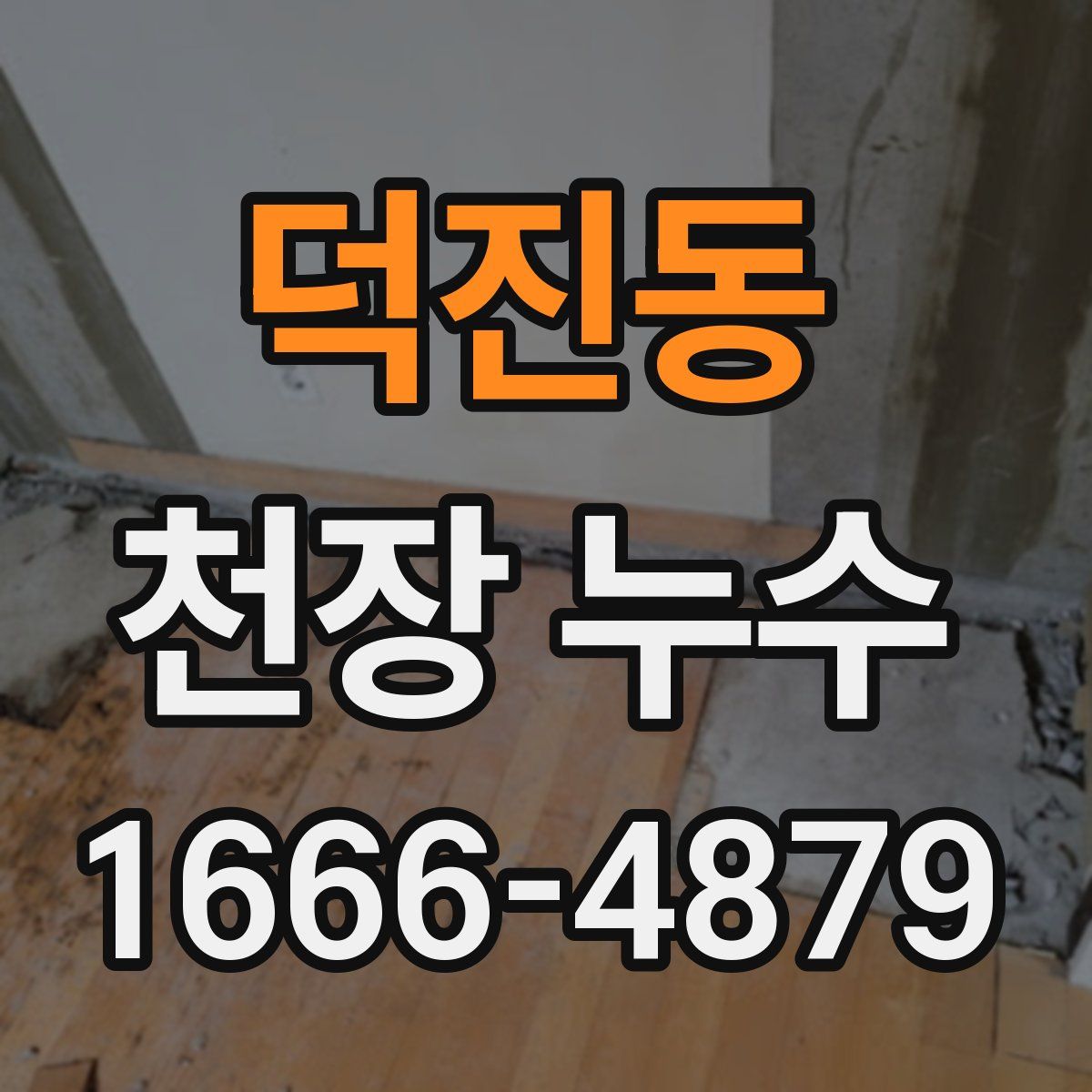 덕진동 천장 누수