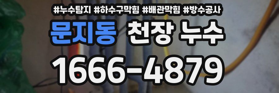문지동 천장 누수