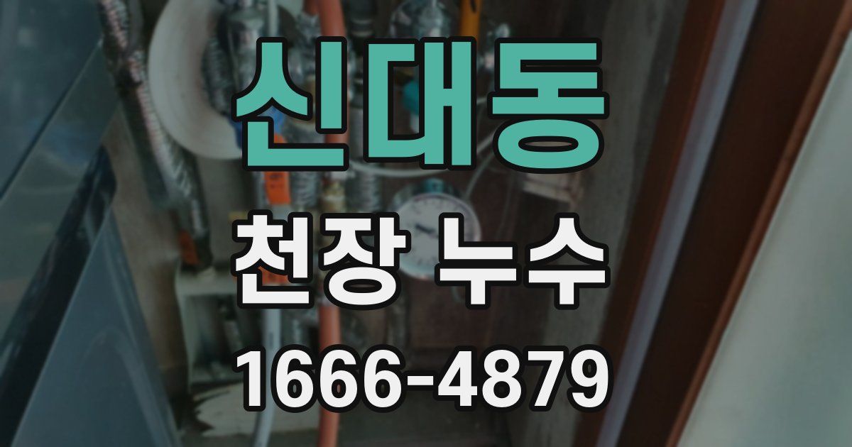 신대동 천장 누수