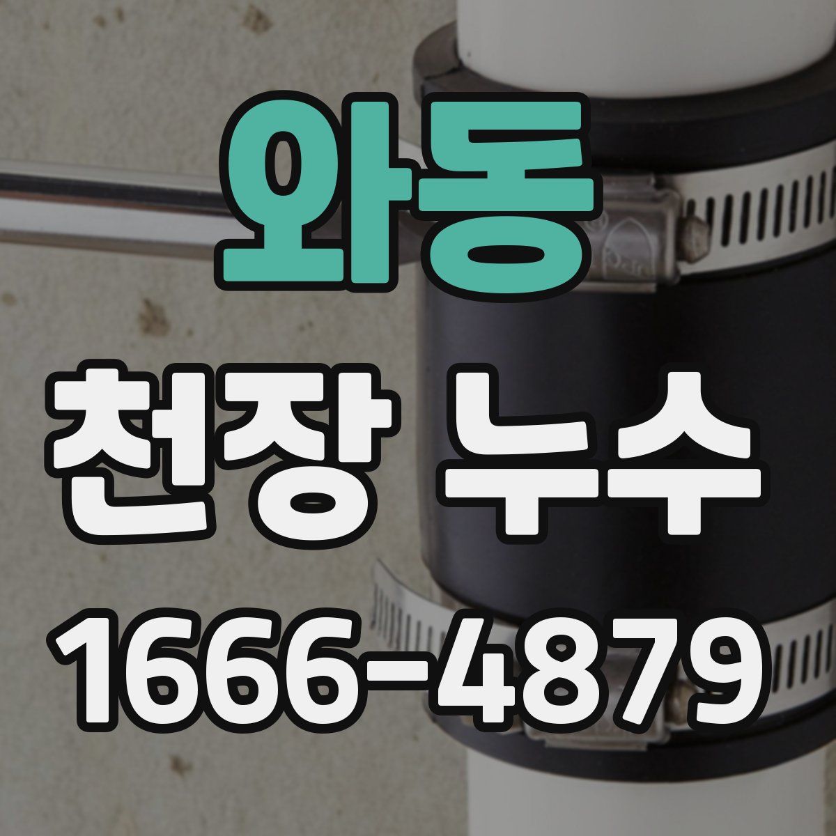 와동 천장 누수