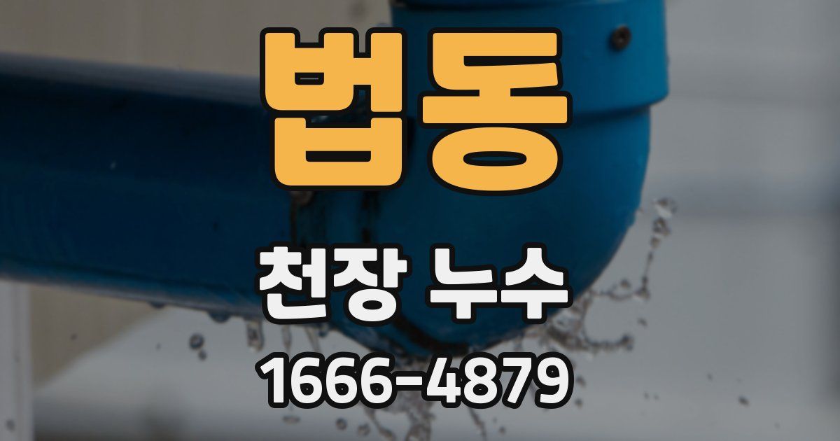 법동 천장 누수