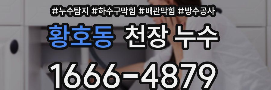 황호동 천장 누수
