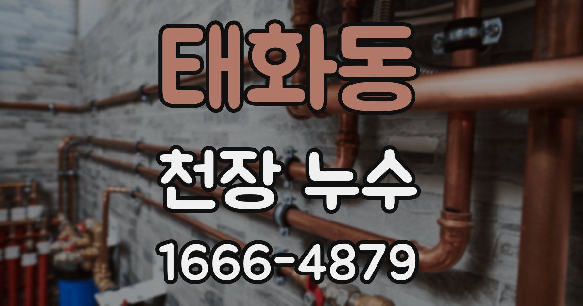 태화동 천장 누수