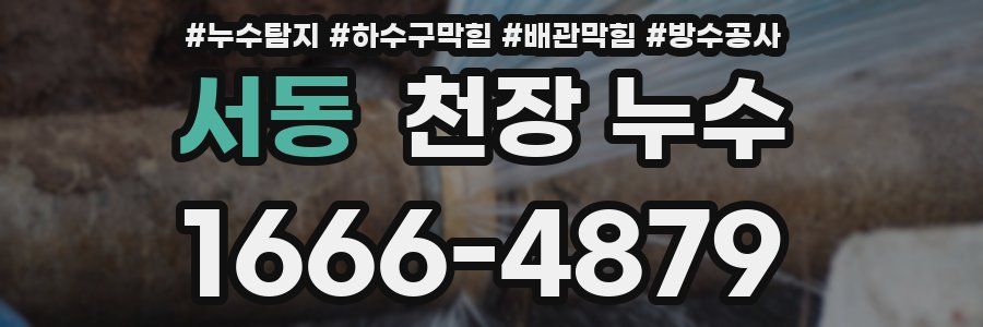 서동 천장 누수