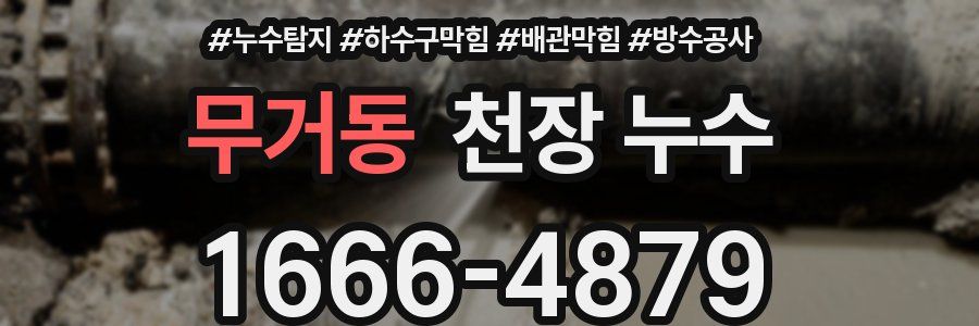 무거동 천장 누수