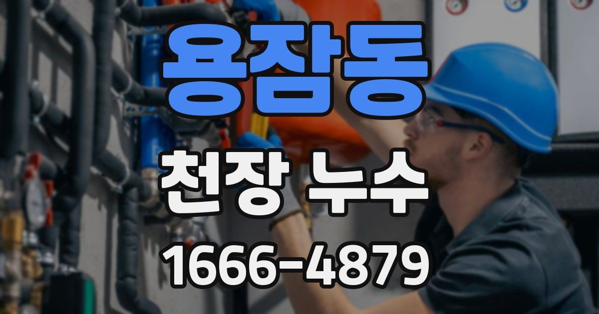 용잠동 천장 누수