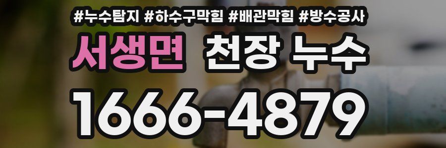 서생면 천장 누수
