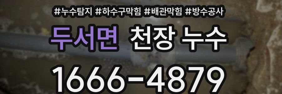 두서면 천장 누수