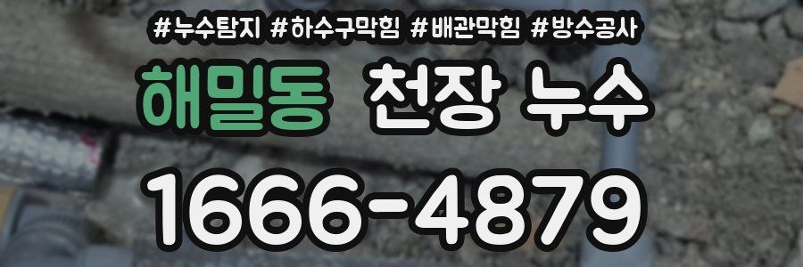 해밀동 천장 누수