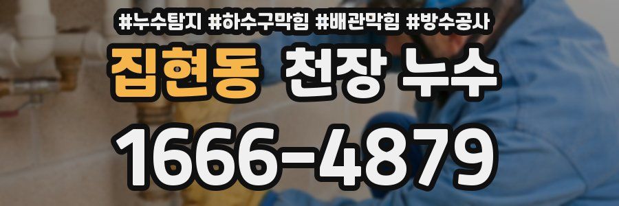 집현동 천장 누수