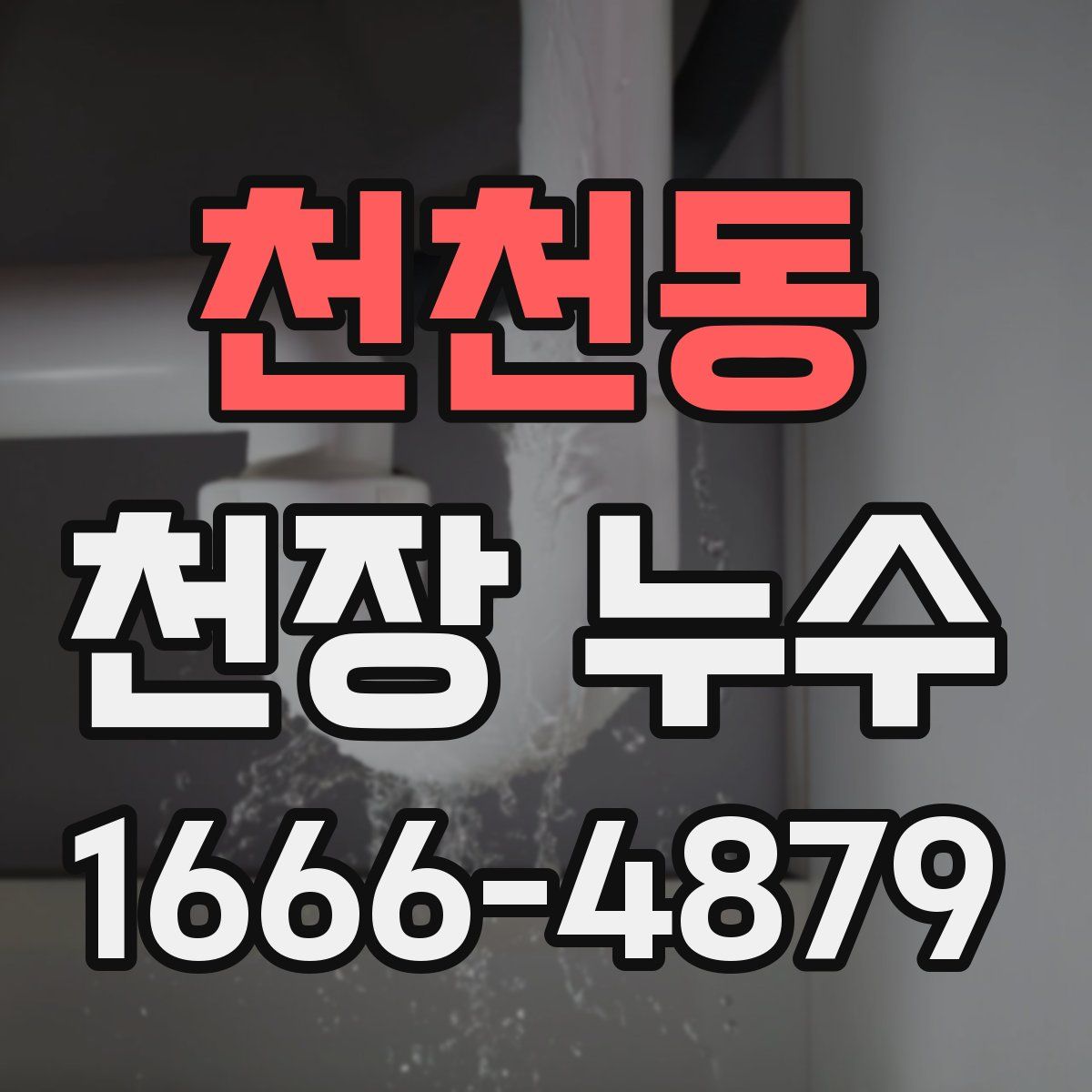 천천동 천장 누수