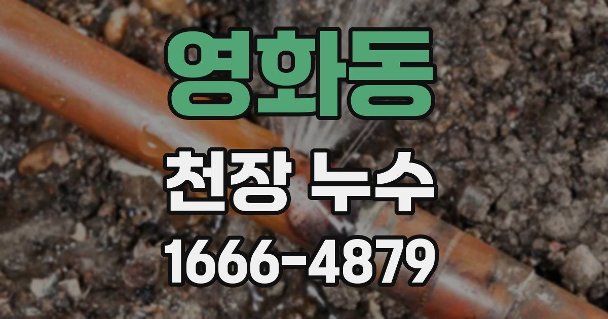 영화동 천장 누수