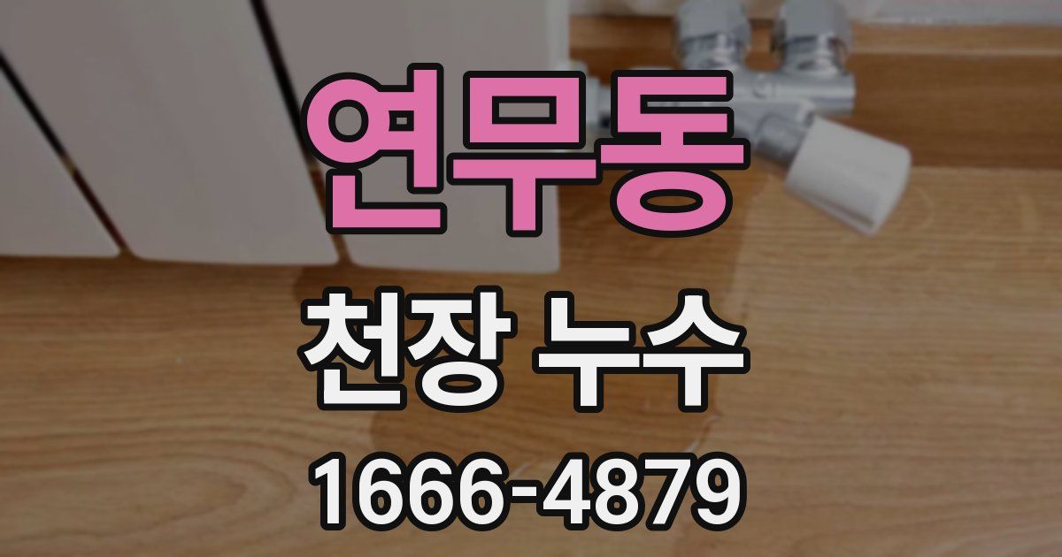 연무동 천장 누수