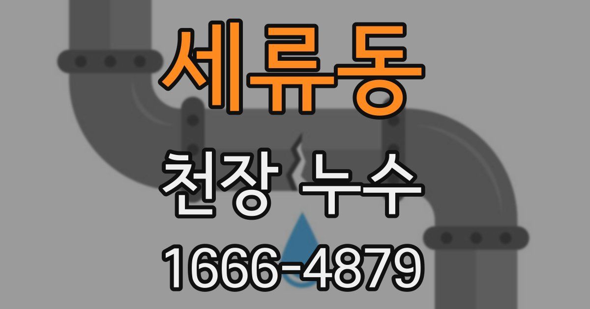 세류동 천장 누수
