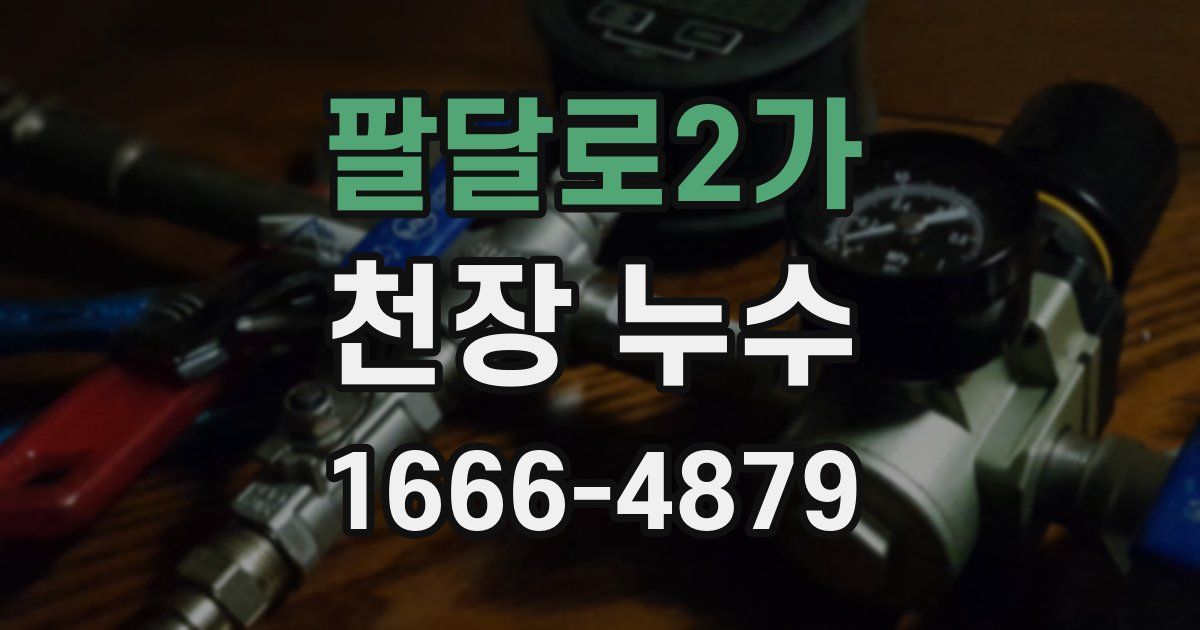 팔달로2가 천장 누수