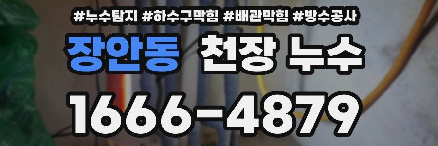 장안동 천장 누수