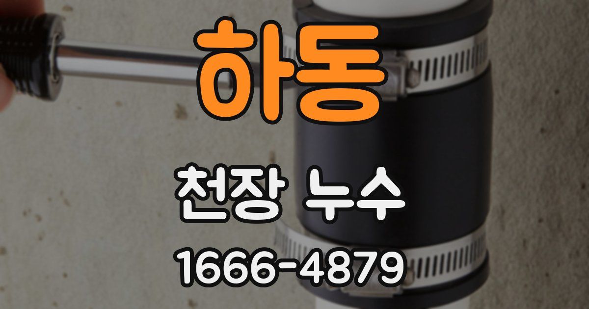 하동 천장 누수