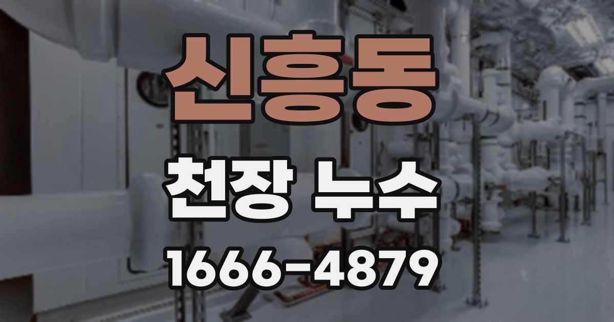 신흥동 천장 누수